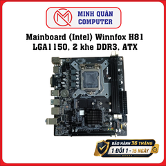 Mainboard (Intel) Winnfox H81 | LGA1150, 2 khe DDR3, ATX