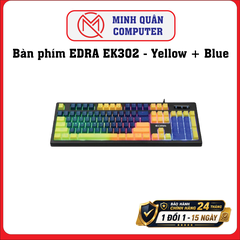 Bàn phím EDRA EK302 - Blue + Yellow
