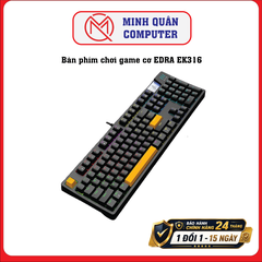 Bàn phím chơi game cơ EDRA EK316