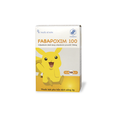 THUỐC BỘT PHA HỖN DỊCH UỐNG FABAPOXIM 100