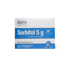 THUỐC BỘT PHA DUNG DỊCH UỐNG SORBITOL 5g