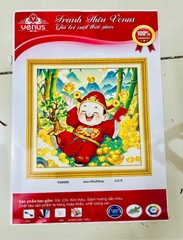 Tranh thêu kín thần tài VS9098, kích thước 50 x 50 cm