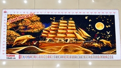 Tranh thành phẩm Thuận buồm xuôi gió VS8046, kích thước 130x65 cm