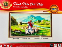 Tranh thêu kín Chúa chăn chiên MN0230