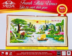 Tranh thêu Thuận buồm xuôi gió VS8032, kích thước 152x 66 cm