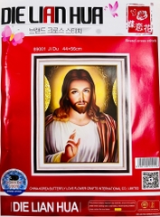 Tranh thêu chúa giê su 89001, kích thước 44x55 cm