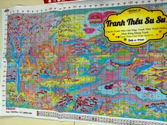 Tranh thêu ngôi nhà hạnh phúc VS8343, kích thước 100 x 55 cm