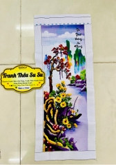 BỘ TỨ QUÝ XUÂN HẠ THU ĐÔNG THÊU SẴN