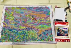 TRANH THÊU KÍN PHONG CẢNH YÊN BÌNH VS9149, KÍCH THƯỚC 67 x 87 cm