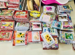 Tranh thêu kín Gấu trúc dễ thương LJ064, kích thước 55x75 cm, 11ct thêu kín 3 sợi