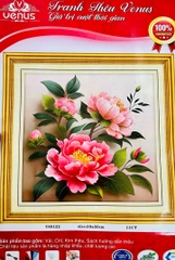 Tranh hoa mẫu đơn VS9122, kích thước 50x50 cm
