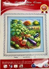 Tranh thêu kín rau củ quả VS9084, kích thước 50x  50 cm
