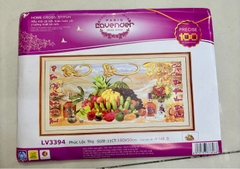 Tranh thêu kín Phúc lộc thọ LV3394, kích thước 100x 50 cm