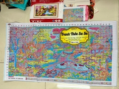 Tranh thêu ngôi nhà hạnh phúc VS8343, kích thước 100 x 55 cm