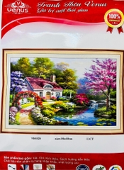 Tranh thêu kín Tổ ấm bình yên VS8328, kích thước 90x60cm