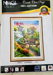 TRANH THÊU KÍN GIA ĐÌNH NG6010, KÍCH THƯỚC 60 x 80 cm