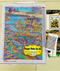 TRANH THÊU KÍN GIA ĐÌNH NG6010, KÍCH THƯỚC 60 x 80 cm