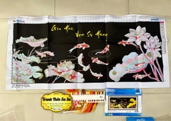 Tranh thêu chữ thập Gia hoà vạn sự hưng X8290, kích thước 132x 60 cm