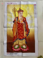 Tranh thêu thành phẩm Địa tạng vương bồ tát, kích thước 50 x 80 cm