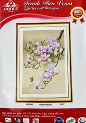 Tranh thêu kín Hoa ngọc lan VS8360, kích thước 60 x 80 cm