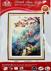 Tranh thêu kín Phong cảnh cố hương VS8883, kích thước 50 x 76 cm