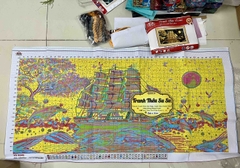 Tranh thêu kín Thuận buồm xuôi gió VS8046, kích thước 130 x 65 cm