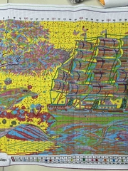 Tranh thêu kín Thuận buồm xuôi gió VS8046, kích thước 130 x 65 cm