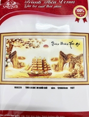 Tranh thêu kín Thuận buồm xuôi gió VS8229, kích thước 120x65 cm