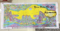 Tranh thêu kín Thuận buồm xuôi gió VS8229, kích thước 120x65 cm