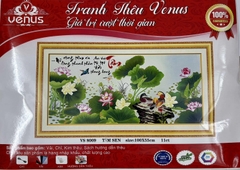 Tranh thêu kín chữ Tâm VS8009, kích thước 100 x 55 cm
