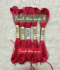 [HCM] 1 tép chỉ thêu cotton theo mã theo hệ DMC, mã từ 3801 đến 3840