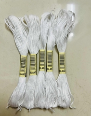 [HCM] 1 tép chỉ thêu cotton mã B5200, ECRU, BLANCE, mã chỉ từ 970 đến 996