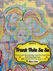 Tranh thêu kín Gia đình chúa VS8403, kích thước 60 x 80 cm