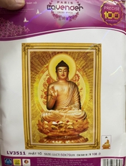 Tranh thêu 3D, tranh thêu chữ thập Phật tổ (phật như lai)