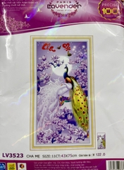 Tranh thêu Cha mẹ LV3160, LV3142, LV3061, LV (các mẫu này đều thêu 3D)