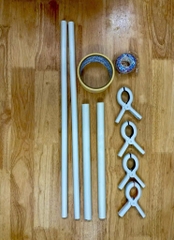 Dụng cụ thêu tranh, Bộ ống nhựa cuộn thêu tranh chữ thập