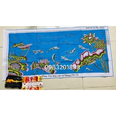 Tranh thêu kín Gia hòa vạn sự hưng MN0090, kích thước 150*70 cm