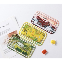 Bảng mica móc chỉ tranh thêu chữ thập