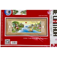 Tranh thêu Thuận buồm xuôi gió 222984, kích thước 152 x 65 cm