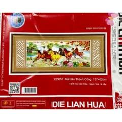 Tranh thêu Mã đáo thành công 223057, kích thước 137x 62 cm