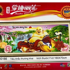 Tranh thêu kín Phật di lặc MN0167, MN0166, MN0165