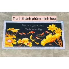 Tranh thêu kín Gia hòa vạn sự hưng MN0090, kích thước 150*70 cm