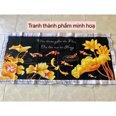 Tranh thêu kín Gia hòa vạn sự hưng MN0090, kích thước 150*70 cm