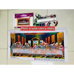 Tranh thêu chữ thập Bữa tiệc ly LV3073, kích thước 85 x 44 cm