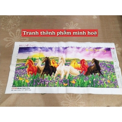 Tranh thêu 3D Mã đáo thành công LV3470, kích thước 100 x 50 cm