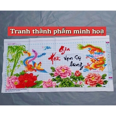 Tranh thêu chữ thập Gia hoà vạn sự hưng VS8246, kích thước 110 x 54 cm
