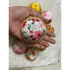 Gối cắm kim đế gỗ, đồ dùng cắm kim thêu, đồ chuyên dùng cho thêu thùa và may vá