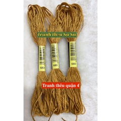 [HCM] 1 tép chỉ thêu cotton theo mã theo hệ DMC, mã từ 600 đến 699