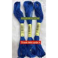 [HCM] 1 tép chỉ thêu cotton theo mã theo hệ DMC, mã từ 800 đến 899