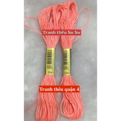 Mã từ 3325 đến 3371 (giá 1 tép) chỉ thêu cotton theo mã theo hệ DMC